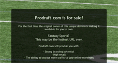 Desktop Screenshot of prodraft.com