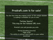 Tablet Screenshot of prodraft.com